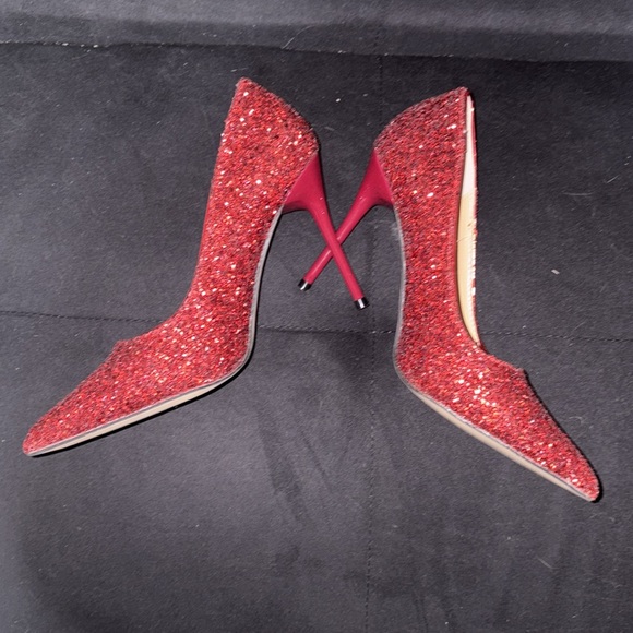Glittery Red High Heels brand NEW - Picture 6 of 9